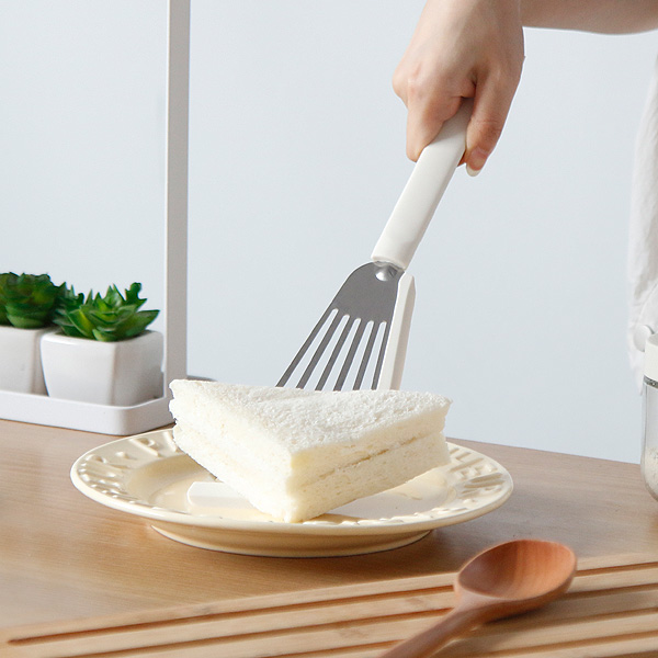 실리콘 스텐 뒤집개 계란후라이 부침개 생선 가정용 주방 - 상세 이미지 2