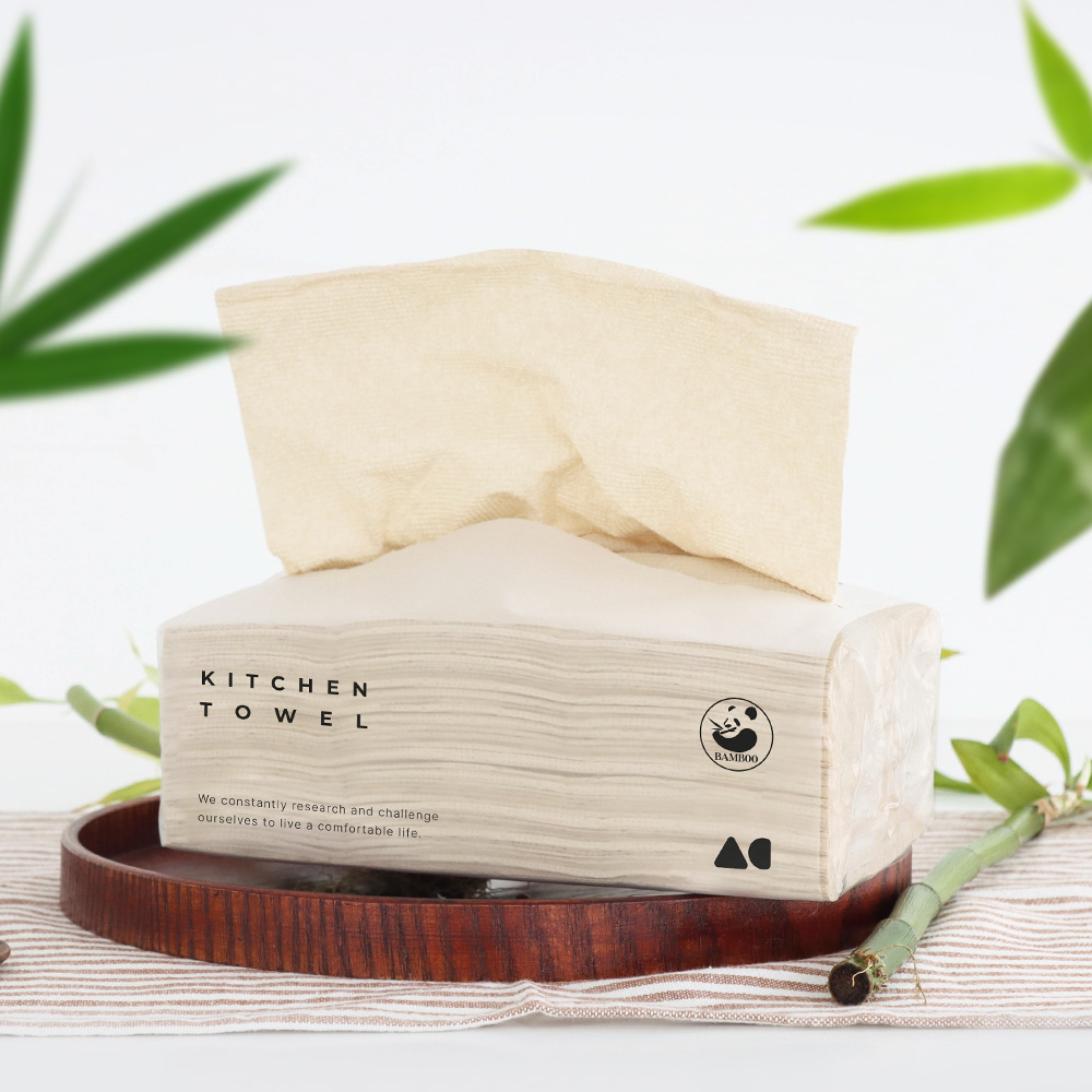 올챌린지 뽑아쓰는 대나무 3겹 키친타올 100매 4개+4개+1개