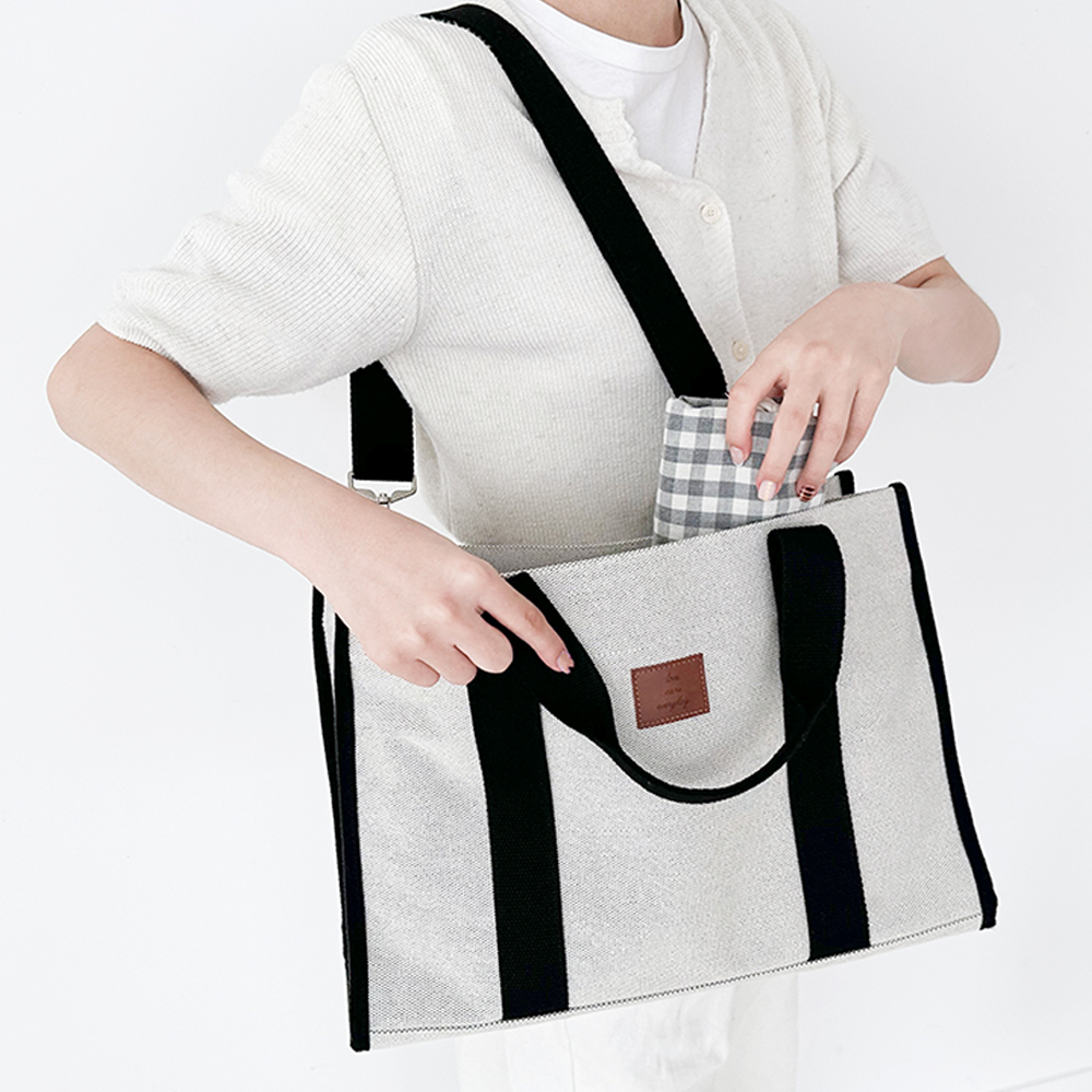 마롤로뜨 캔버스 기저귀가방 생활방수 이너백 포함 국민 숄더백 아기 데일리 M