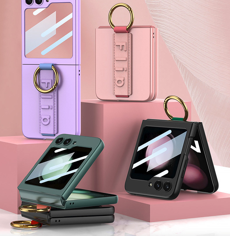 갤럭시 Z플립5 하드 링 홀더 케이스 제트플립5 삼성 Z5 - 상세 이미지 2