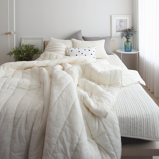 소프트 피그먼트 워싱 차렵이불 간절기 사계절 순면 봄이불 아이방