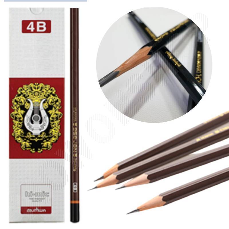 사비연필 소묘연필 데생 그림용 미술용 미술 4B 연필 실사용 후기 | 효과 있을까? - 대표 이미지