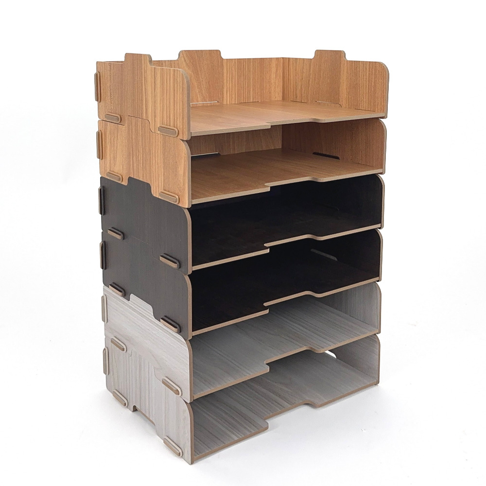 올지 우드 서류보관함 분리형 문서보관함 오픈형 A4 서류 정리대 트레이 지류 함