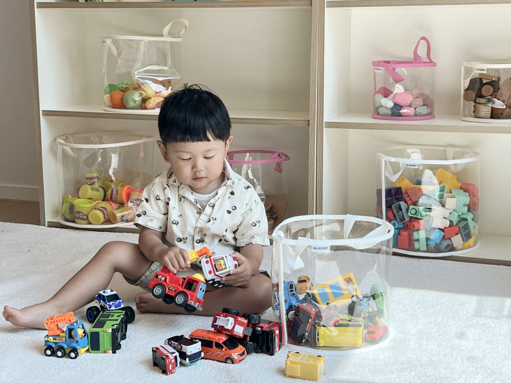 하이하트 TPU 투명 정리함