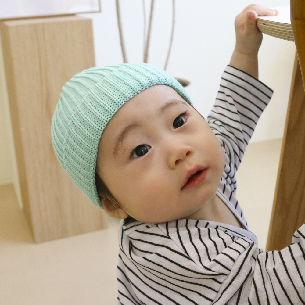 아기 숏비니 돌아기 면 비니 버킷햇 가을 남아 여아 베레모 - 상세 이미지 5