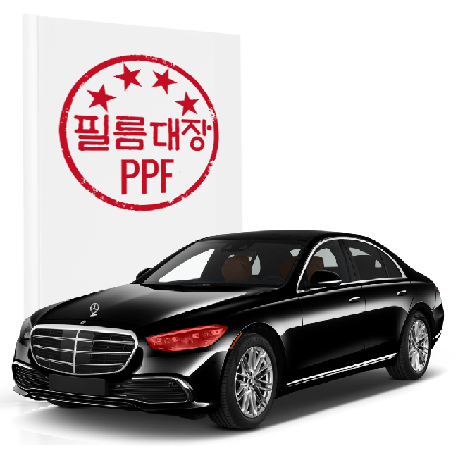 필름대장 벤츠 S클래스 W223 PPF필름 헤드라이트 - 상품 이미지
