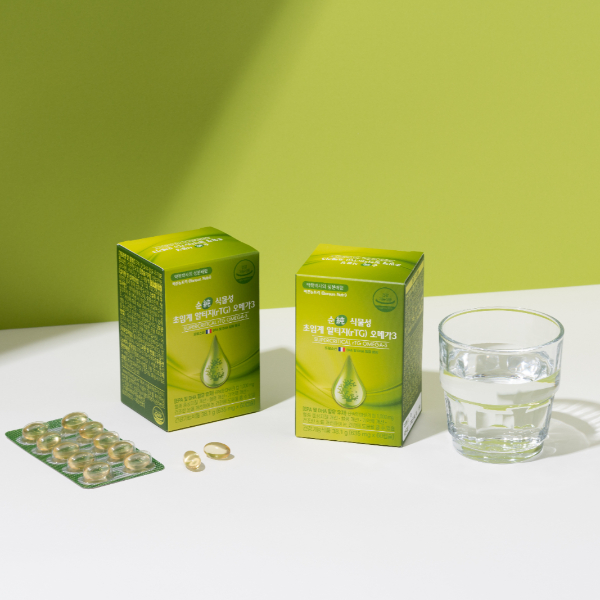 바른뉴트리 순 식물성 초임계 알티지 오메가3 1000 임산부 DHA 60캡슐, 1개