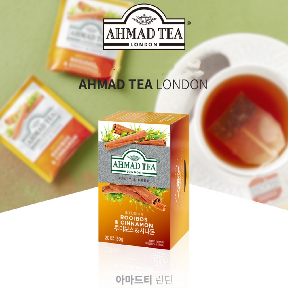 루이보이스차 시나몬 허브차 20티백 마시는 차 아마드 티 30g - 메인 이미지