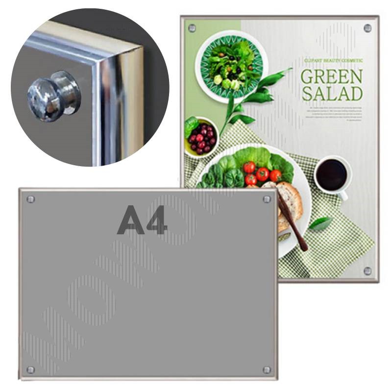 아크릴 다보액자 개폐형 자석 액자 A4 사이즈 포스터걸이 고급형