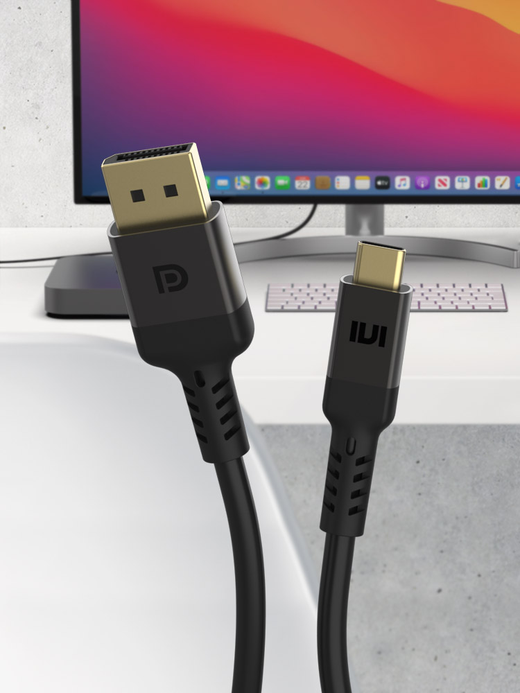 VESA 인증 C타입 to DP 1.4 8K DisplayPort 케이블 1m