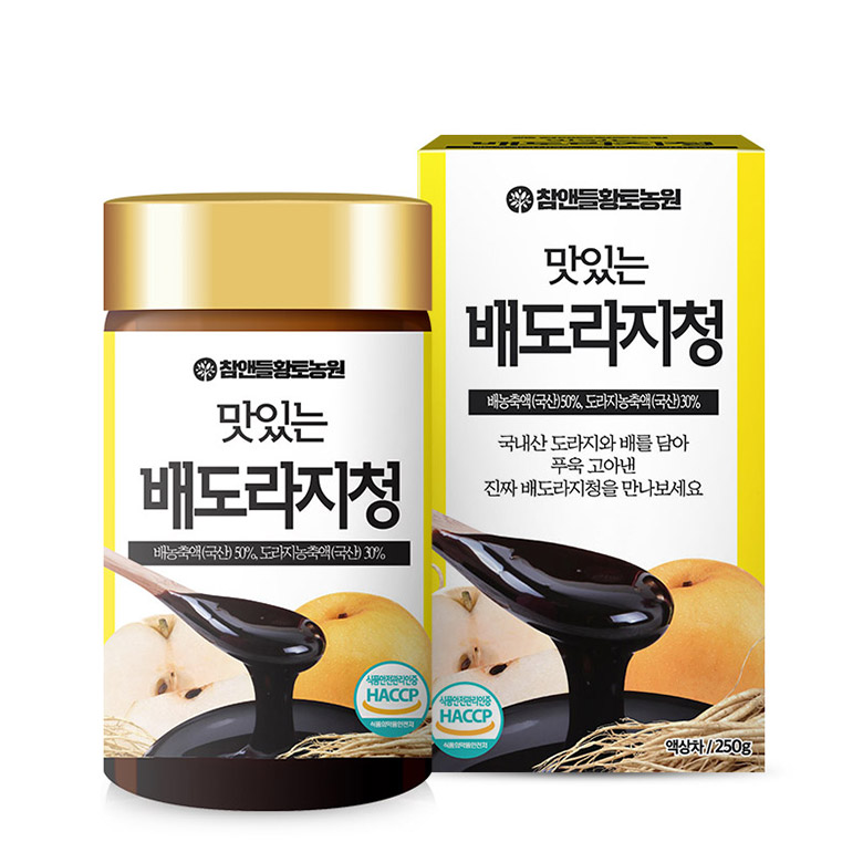 참앤들황토농원 맛있는 배도라지청 250g 1병 (총 250g) - 상세 이미지 3