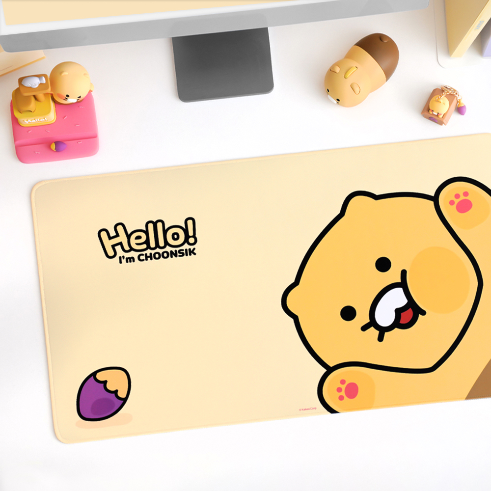 춘식이 장패드 마우스패드 와이드 사이즈 데스크테리어