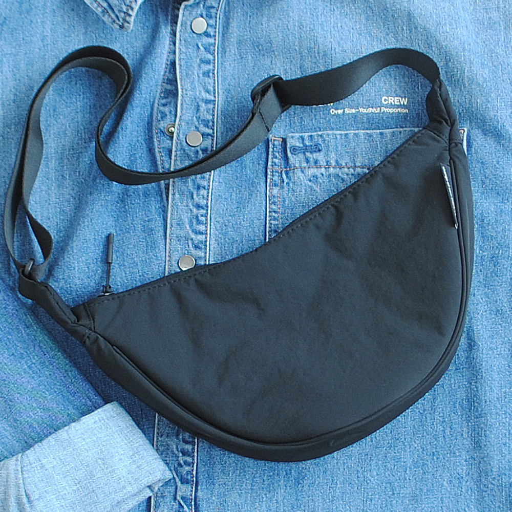 반달 여행용 크로스백 미니 슬링백 핸드폰 가벼운 유럽 일본 해외 여행 가방-타루