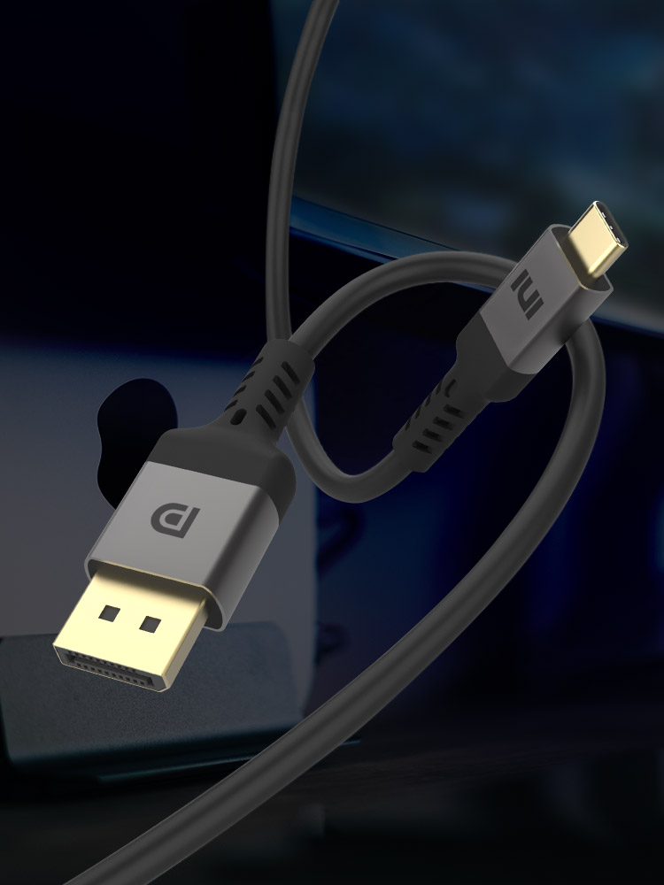 VESA 인증 C타입 to DP 1.4 8K DisplayPort 케이블 1m