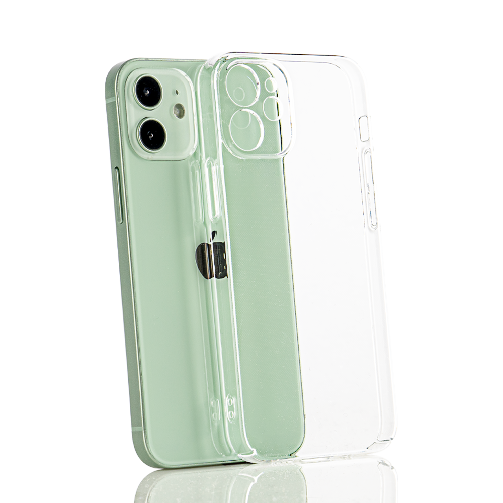 아이폰투명케이스 변색없는슬림하드 렌즈풀커버케이스 투명, 아이폰12 미니