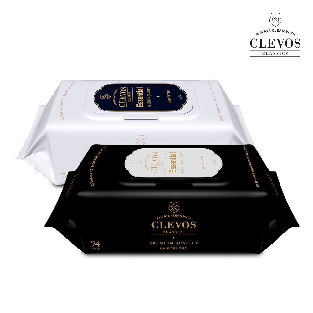 클레보스 유아 아기 신생아 물티슈 대용량 두꺼운 도톰한 엠보싱 이노센트 70매 캡형 20팩