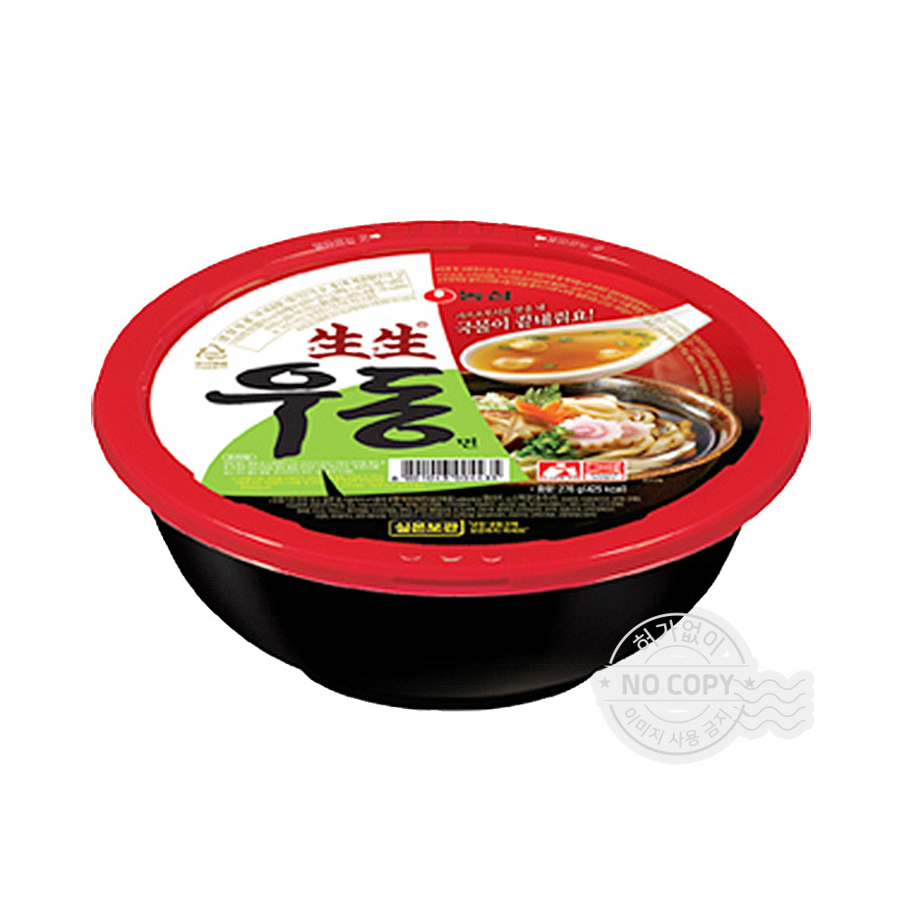 농심 생생우동 컵라면 276g 용기우동 : 봉실마켓