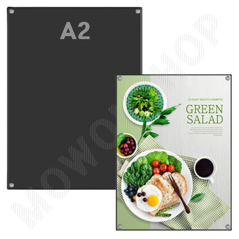 아크릴 다보액자 개폐형 자석 액자 A2 사이즈 포스터걸이 보급형