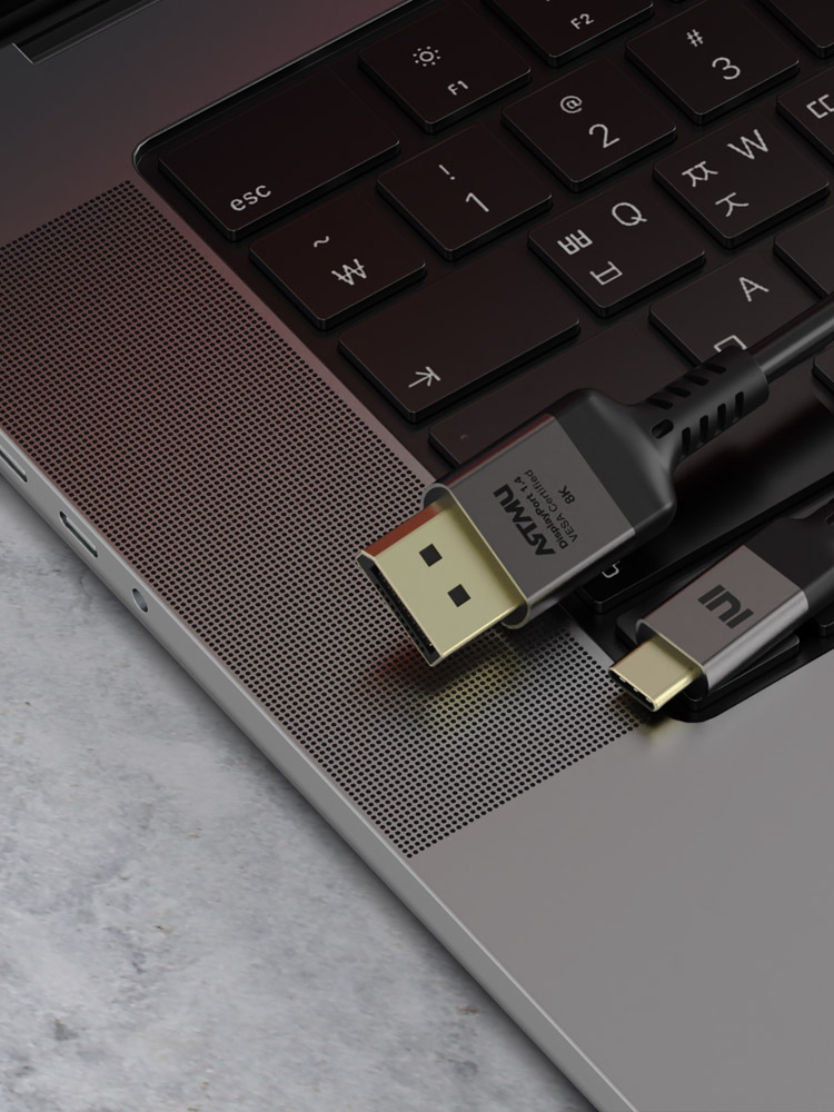 VESA 인증 C타입 to DP 1.4 8K DisplayPort 케이블 1m