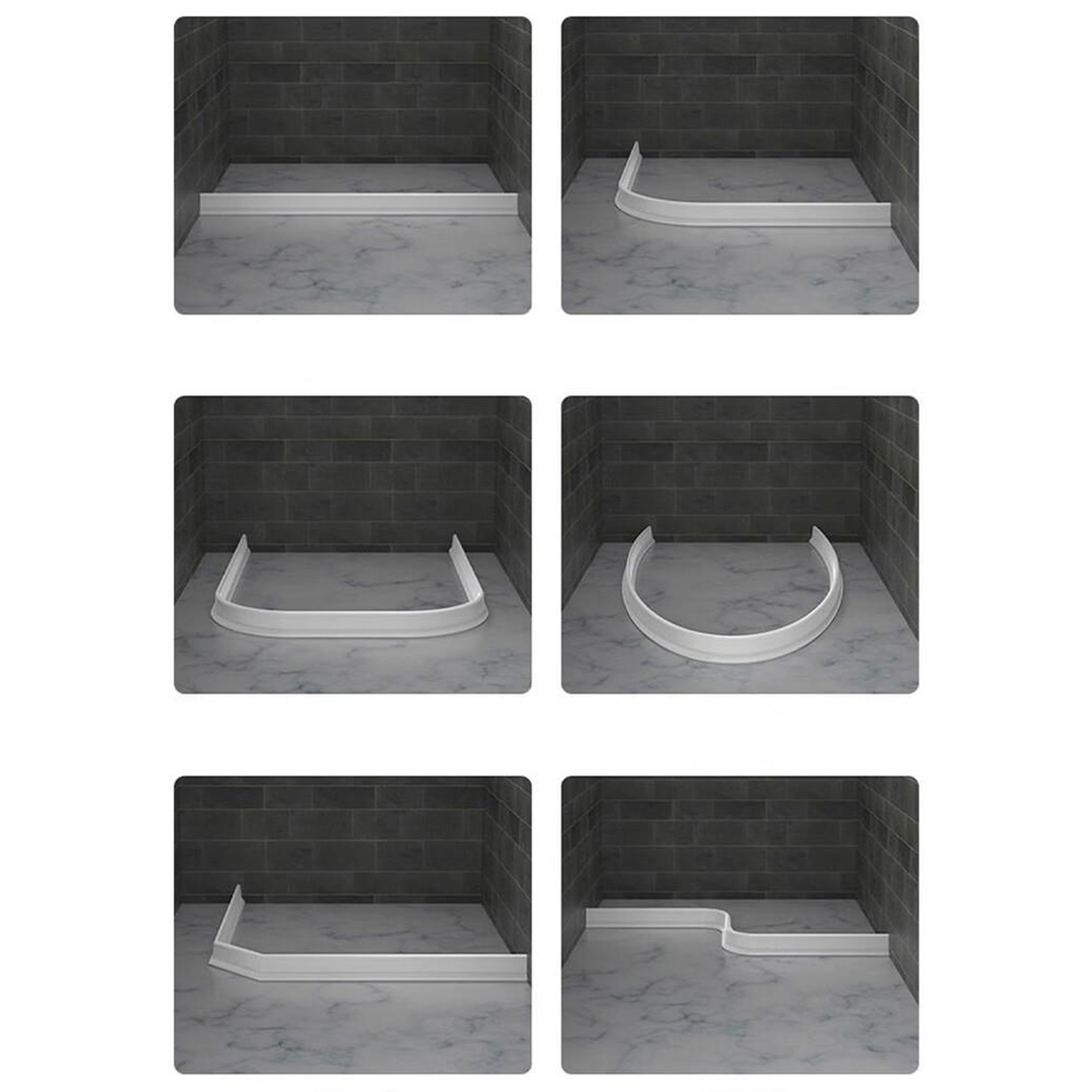 간편접착 실리콘 싱크대물막이 2M 싱크대 물받이가림막 물튀김방지