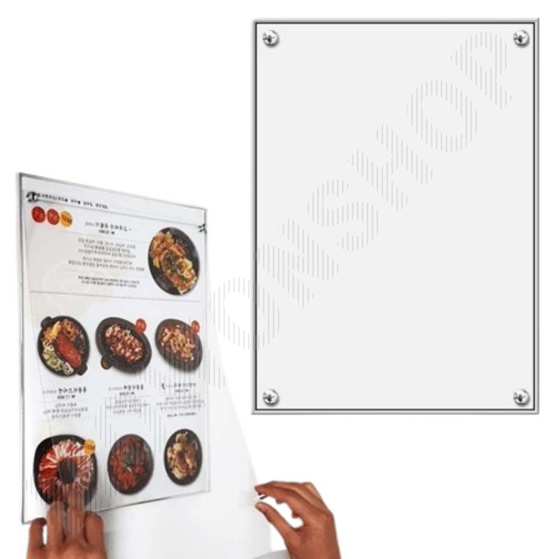개폐형액자 아크릴 다보 액자 A3 사이즈 자석 포스터걸이