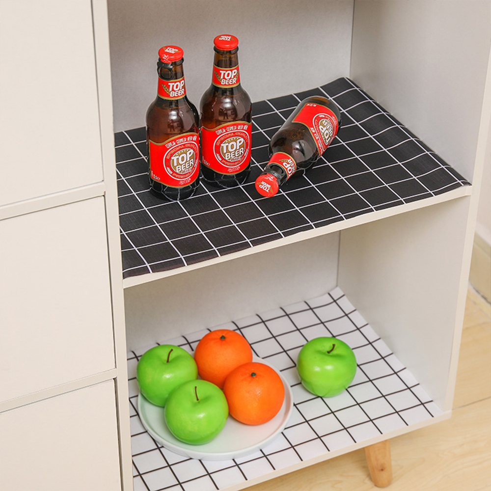 격자디자인 오염방지시트 잘라쓰는 주방 서랍매트 소형 방수 선반 매트 싱크대깔개 제품 이미지