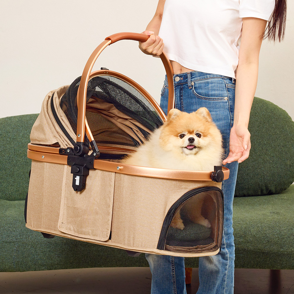 오아 펫츠 애견 유모차 강아지 고양이 반려견 개모차 캐리어 접이식 분리형 폴딩 경량