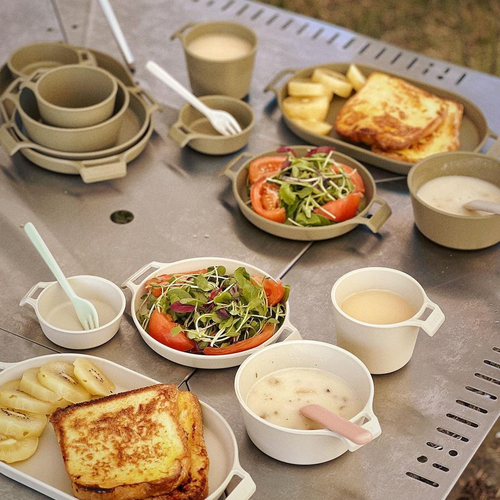 800도씨 캠핑식기세트 BPA프리 그릇