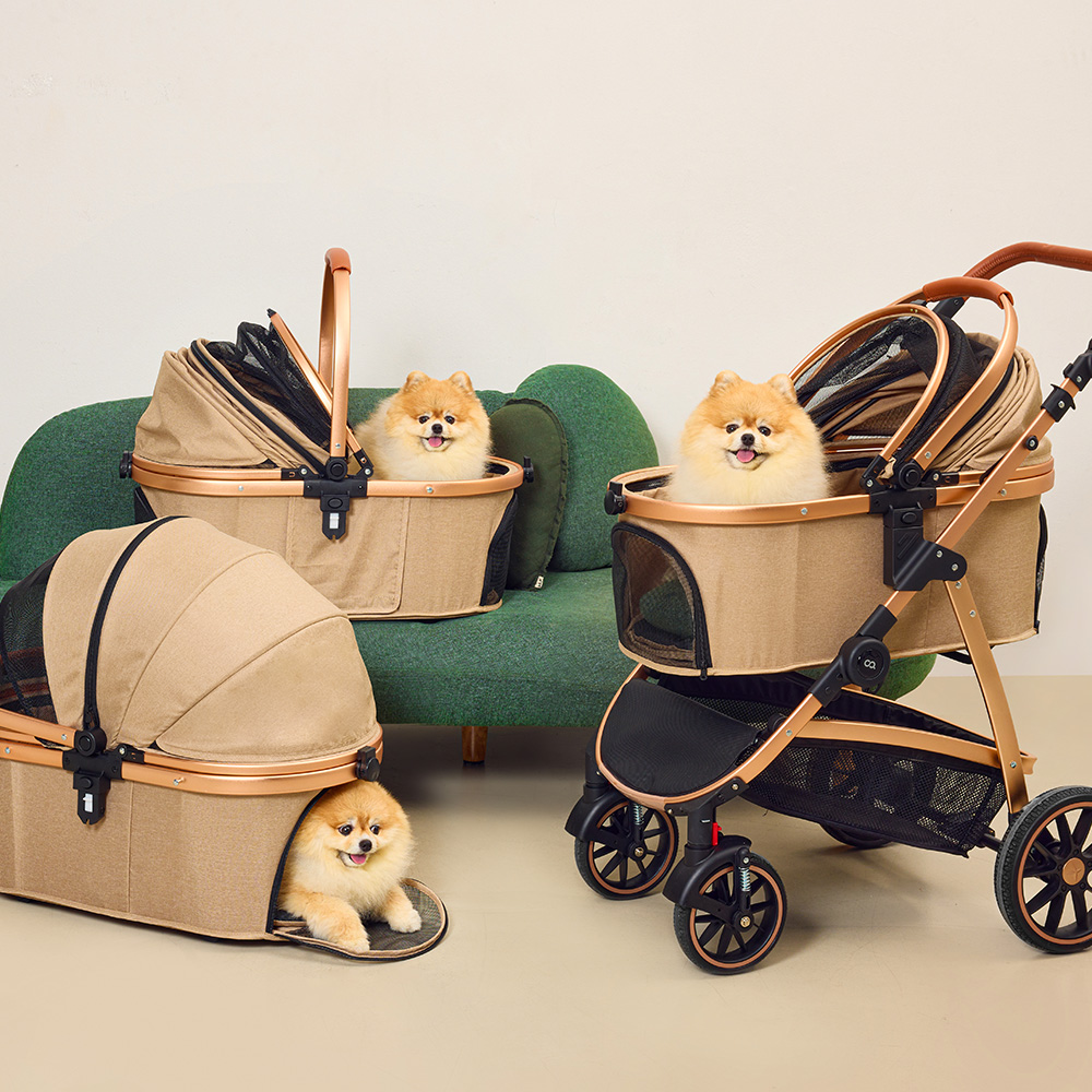 오아 펫츠 애견 유모차 강아지 고양이 반려견 개모차 캐리어 접이식 분리형 폴딩 경량