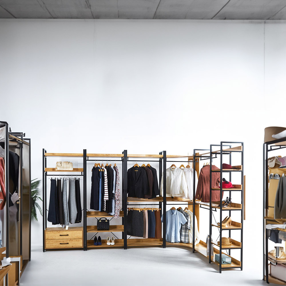 시스템 행거 드레스룸 다양한 행거 수납력 - 상세 이미지 3