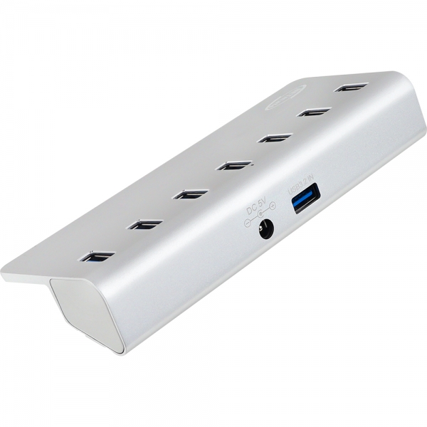 강원전자 넷메이트 USB3.2 7포트 허브 (실버) NM-UT327S - 상세 이미지 3