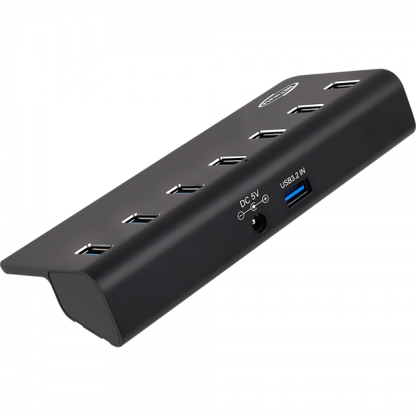 강원전자 넷메이트 USB3.2 7포트 허브 (블랙) NM-UT327B - 상세 이미지 3