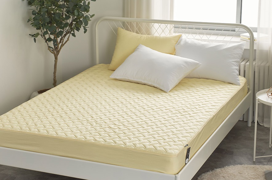 털안붙는 침대 패드 커버 매트리스 알러지케어 누빔