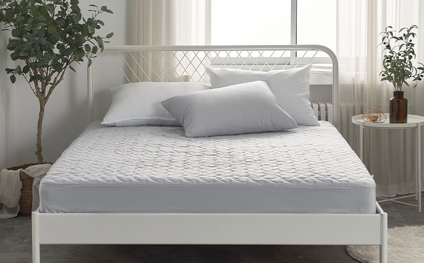 털안붙는 침대 패드 커버 매트리스 알러지케어 누빔