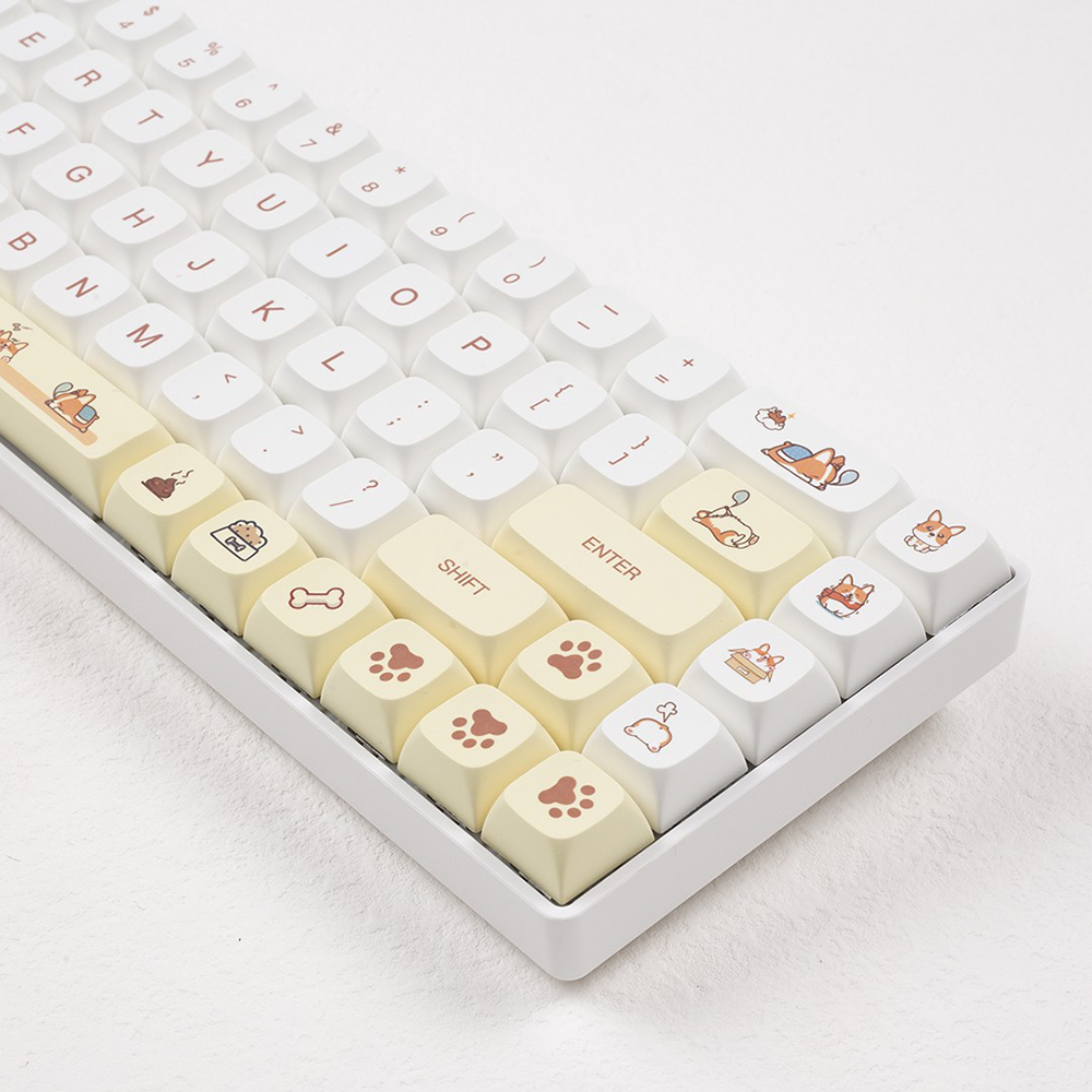 꿀벌키캡 옐로우 영문 키보드 키캡 XDA PBT 염료승화 기계식 한무무 이미지 7