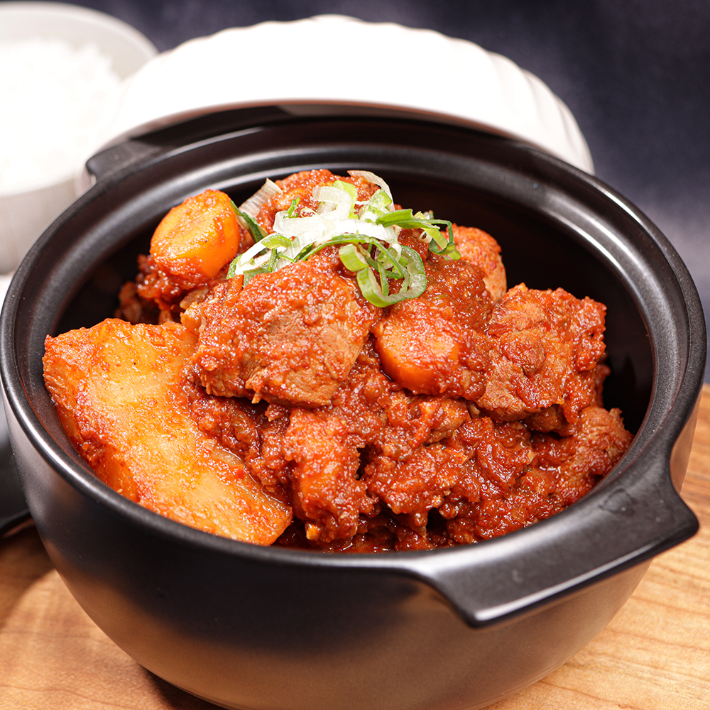 말바우시장 선김치 한돈 순살 아롱사태 갈비찜 800g 이미지 8