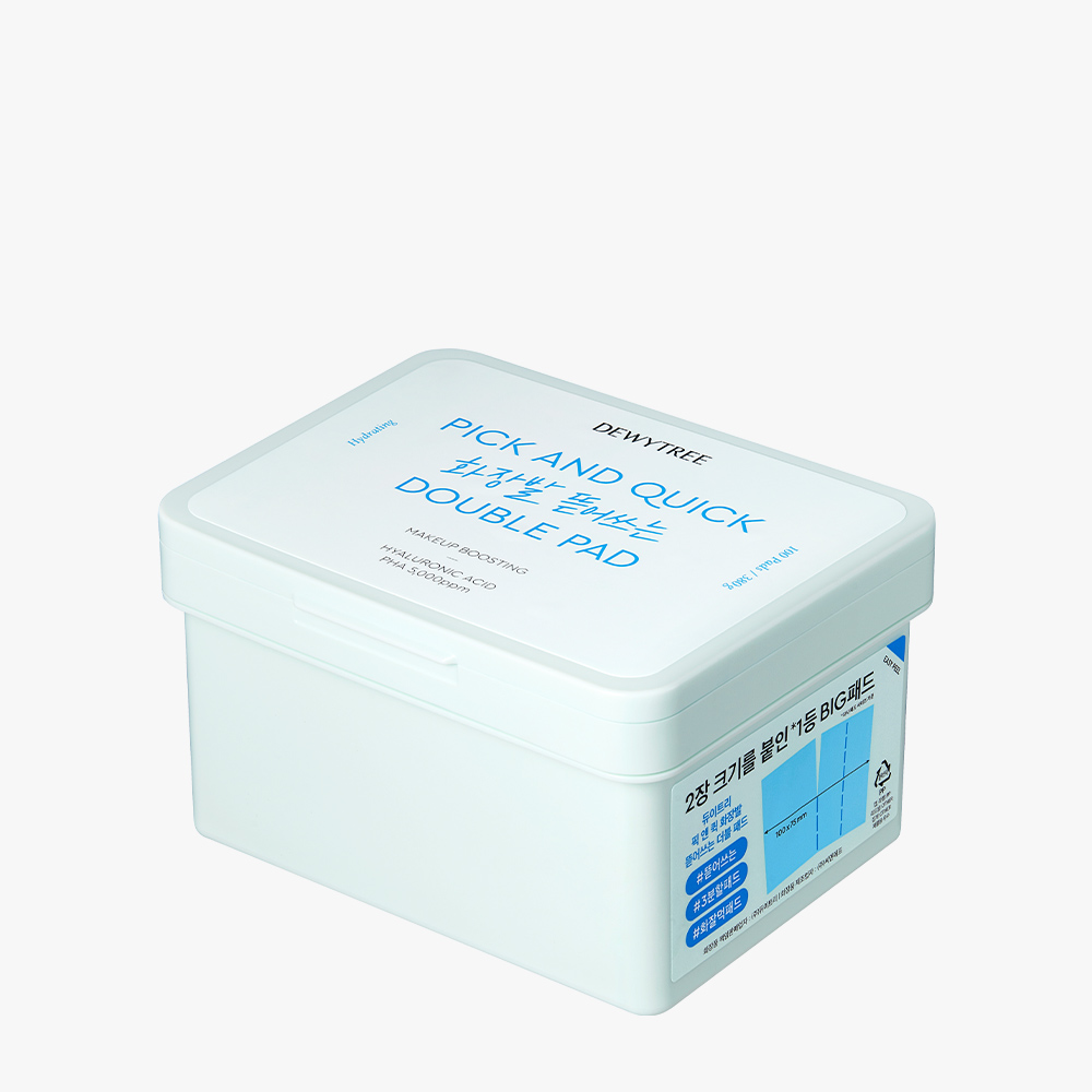 [듀이트리] 픽 앤 퀵 화장발 뜯어쓰는 더블 패드 100매