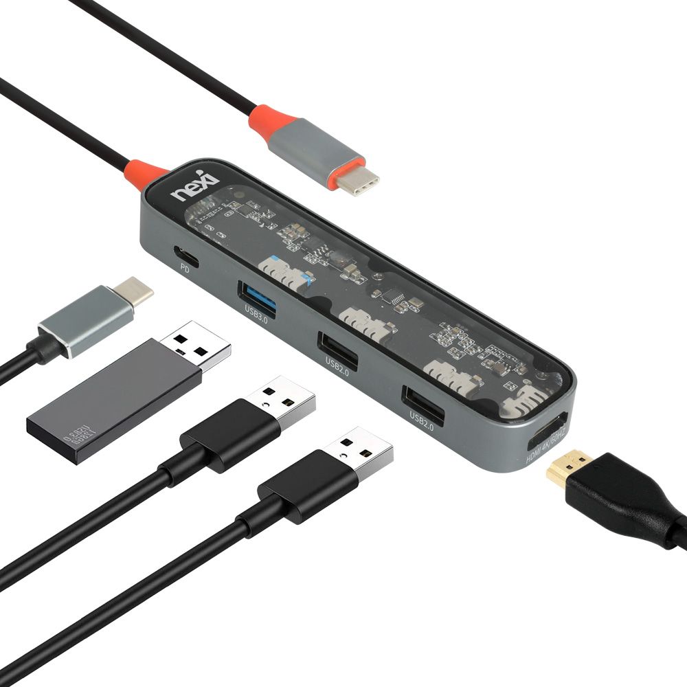 USB3.1 C타입 5in1 멀티허브 HDMI 4k 60hz