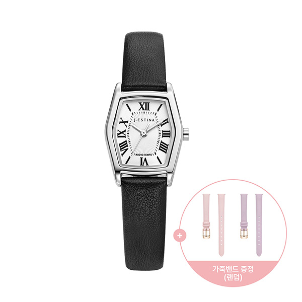 [아이유 PICK] 제이에스티나 NUOVO TEMPO 가죽 시계 (JWT2LE3BS205WHBK0) 이미지 6