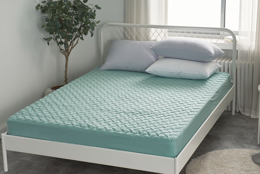 털안붙는 침대 패드 커버 매트리스 알러지케어 누빔