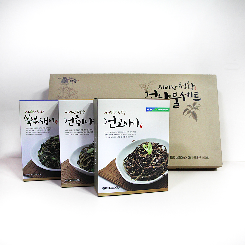 [지리산청학농협] 청학 건나물 50g x 3종/6종세트 - 상품 이미지
