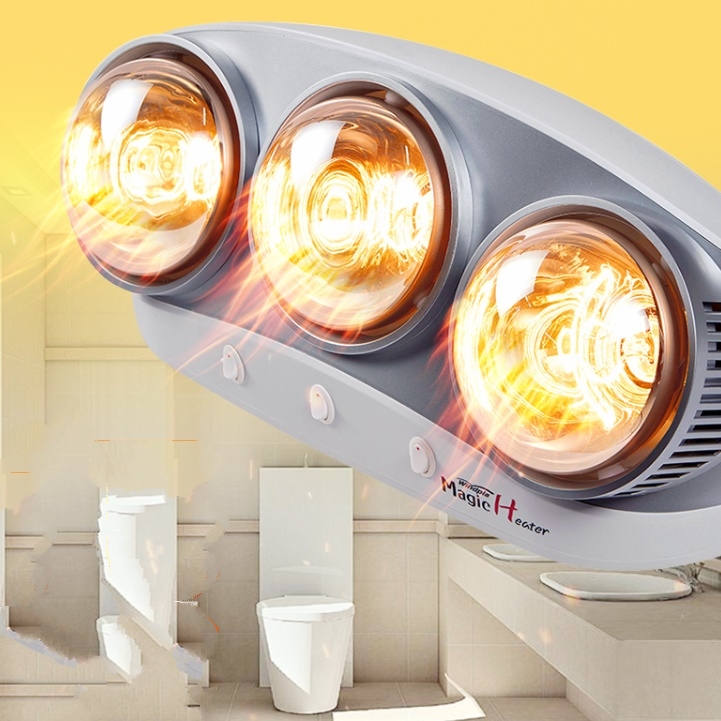 사우나 히터 화장실 난방 히터 욕실용히터 욕실온열기 3구
