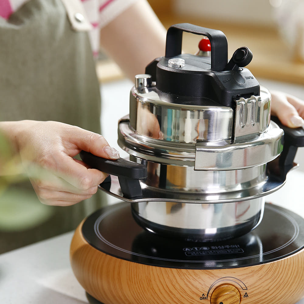 완성된 누룽지 밥