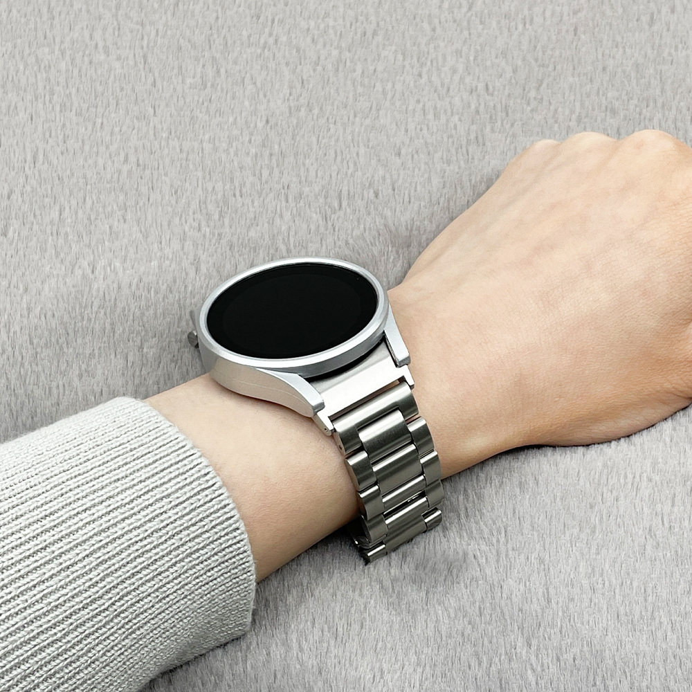 갤럭시워치7 6 5 4 호환 에어 스틸 메탈 원버튼 스트랩 40mm 44mm 45mm 47mm
