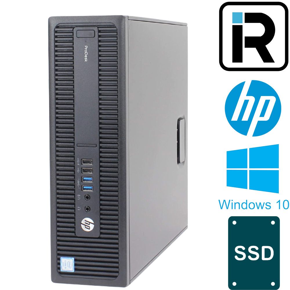 HP 중고 컴퓨터 사무용 슬림 600 G2 데스크탑 PC 본체 G4400 DDR4 8G 120G 윈10 : 인리컴