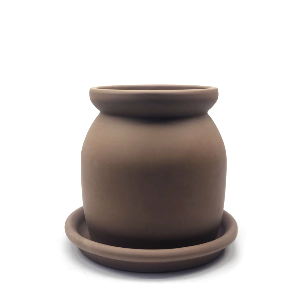 베트남 토분 베하몰 테라원 우유병 15x20cm 초코 받침셋트