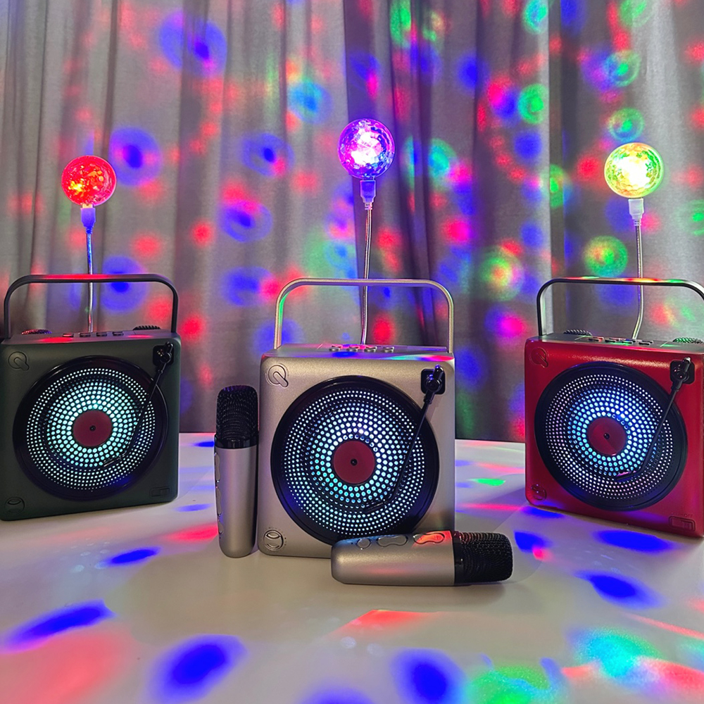 가정용 노래방 기계 노래 반주기 코인 노래방부스 레트로 블루투스 - 상세 이미지 2