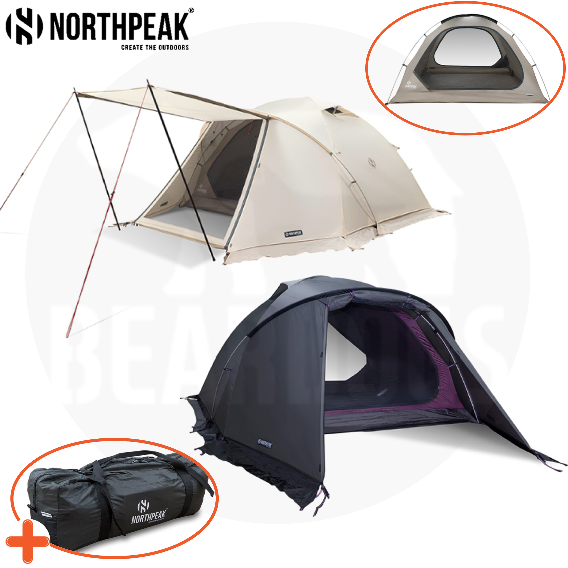 노스피크 나르시스 돔 플러스 리빙쉘 쉘터 텐트 신형