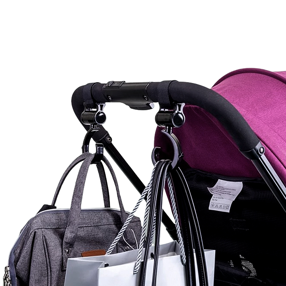 핫버튼 유모차 가방걸이 가방 고리 걸이 2p
