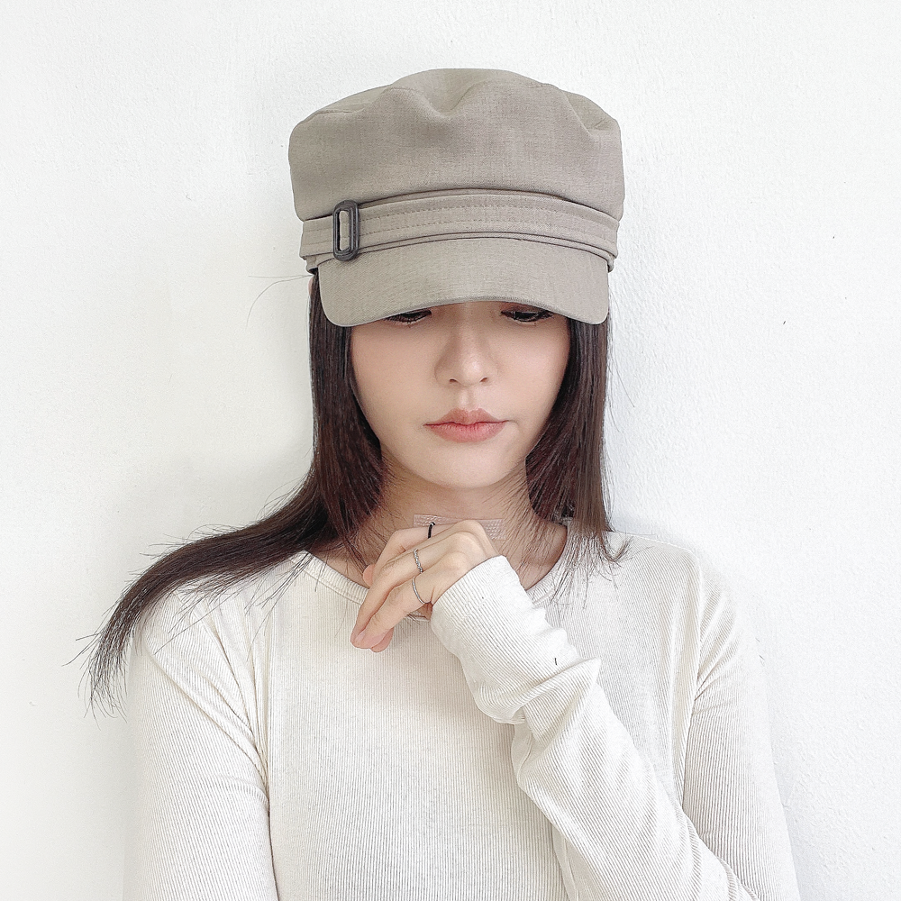 세르 벨티드 여성 가을 뉴스보이 마도로스 헌팅캡 - 상세 이미지 2